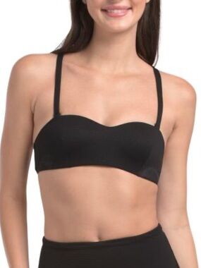 Spanx pique bandeau bikini TOP ONLY